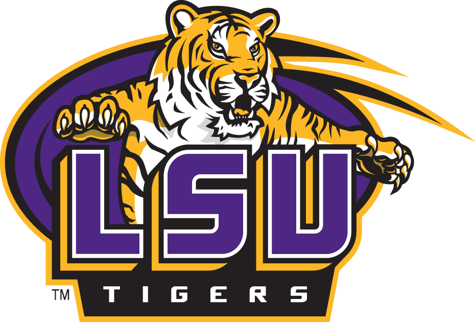 LSU Tigers 2002-2006 Primary Logo iron on transfers for fabric